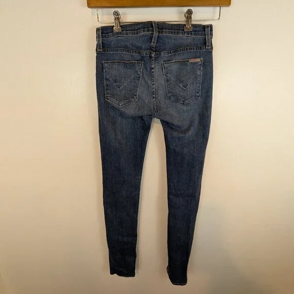Hudson Nico Midrise Super Skinny Jeans, Sz 26 - Picture 2 of 8